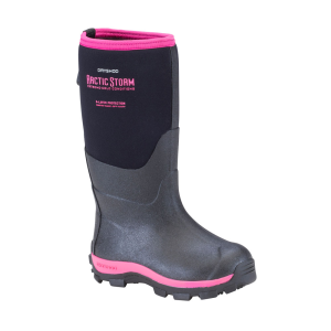 Dryshod  ARS-KD Kid's Arctic Storm Boot - Black/Pink Child 13