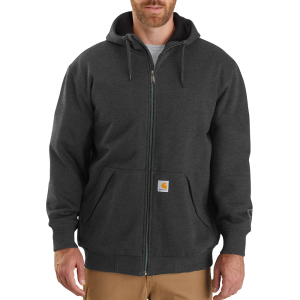 Carhartt Carhartt Mens 104078 Rain Defender Loose Fit Midweight Thermal-Lined Full-Zip Sweatshirt - Carbon Heather Large Tall - $89.99 at Dungarees