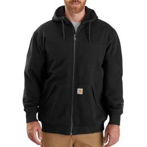 Carhartt Carhartt Men's 104078 Rain Defender Loose Fit Midweight Thermal-Lined Full-Zip Sweatshirt - Black Small Regular - $79.99 at Dungarees
