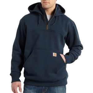 Carhartt Carhartt Mens 100617 Rain Defender Loose Fit Heavyweight Quarter-Zip Sweatshirt - New Navy 2X-Large Regular - $69.99 at Dungarees