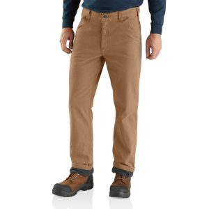 Carhartt Carhartt Men's 103342 Knit Lined Rugged Flex Rigby Dungaree - Dark Khaki 36W x 36L - $64.99 at Dungarees