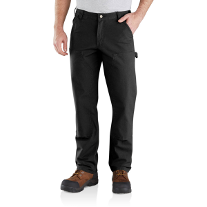 Carhartt Mens 103334 Relaxed Straight Rugged Flex Duck Double-Front Dungaree - Black 50W x 32L
