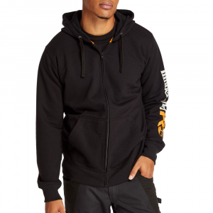 Timberland PRO Mens A235X Hood Honcho Sport Full-Zip  - Black Medium Regular