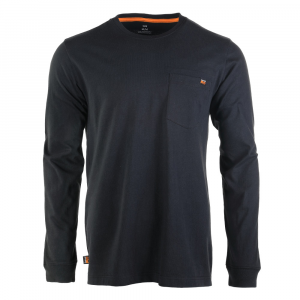 Timberland PRO Mens A6ESY Core Pocket Long Sleeve T-Shirt - Black 2X-Large Regular