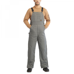 Timberland PRO Men's A55RT Gritman Original Fit Insulated Bib Overalls - Pewter Large Regular