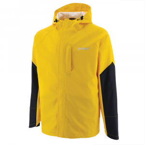 CAT Men's 1310165 Waterproof Rain Jacket - Yellow Medium Regular