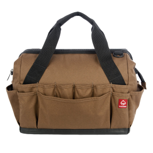 Wolverine Wolverine  WVB1202 16-Inch 34 Pocket Tool Bag - Chestnut One Size Fits All - $80.00 at Dungarees