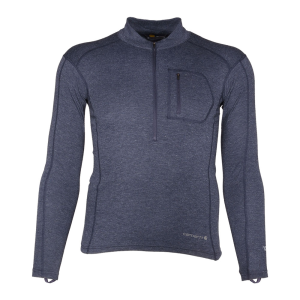 Carhartt Carhartt Mens MBL120 Base Force Midweight Base Layer Poly-Wool Quarter-Zip - Navy Heather 3X-Large Regular - $71.99 at Dungarees