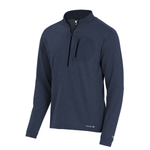 Carhartt Carhartt Mens MBL111 Base Force Heavyweight Base Layer Quarter-Zip - Navy Heather Medium Regular - $60.99 at Dungarees