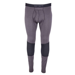 Carhartt Carhartt Men's UM0139 Force Midweight Base Layer Pant with Padded Knees - Charcoal Heather Small Regular - $54.99 at Dungarees