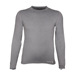 Carhartt Carhartt Mens UH0155 Force Heavyweight Base Layer Crewneck Top - Shadow Heather 2X-Large Regular - $54.99 at Dungarees