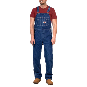 Round House Round House Mens 699 Stone Washed Denim Overalls - Stonewash 42W x 32L - $59.99 at Dungarees