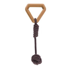 Carhartt Carhartt  P0000434 Rubber Handle Monkey Fist Dog Pull  - Carhartt Brown/ Dark Brown One Size Fits All - $25.99 at Dungarees