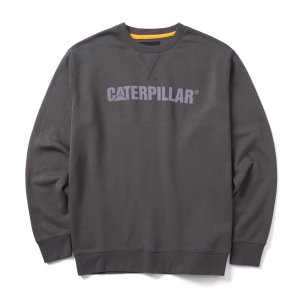 Cat CAT Mens 1050026 Midweight Crewneck Sweatshirt - Magnet Small Regular - $39.99 at Dungarees