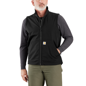 Carhartt Carhartt Men's 106439 Rain Defender  Relaxed Fit Softshell Vest - Black Small Regular - $99.99 at Dungarees