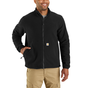 Carhartt Carhartt Mens 106416 Full-Zip Relaxed Fit Fleece Jacket - Black 2X-Large Regular - $94.99 at Dungarees