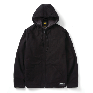 Cat CAT Men's 1040041 Hooded Sherpa Lined Jacket - Black Medium Regular - $99.99 at Dungarees