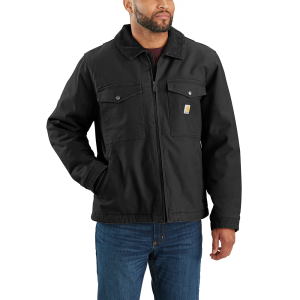 Carhartt Carhartt Mens 106432 Montana Rugged Flex Duck Relaxed Fit Insulated Jacket - Black Small Regular - $139.99 at Dungarees
