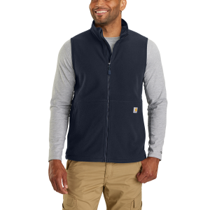 Carhartt Carhartt Mens 106418 Full-Zip Relaxed Fit Fleece Vest - Navy X-Large Regular - $79.99 at Dungarees