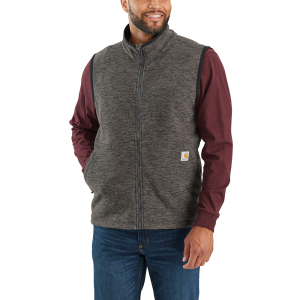 Carhartt Carhartt Mens 106418 Full-Zip Relaxed Fit Fleece Vest - Carbon Heather Large Tall - $89.99 at Dungarees