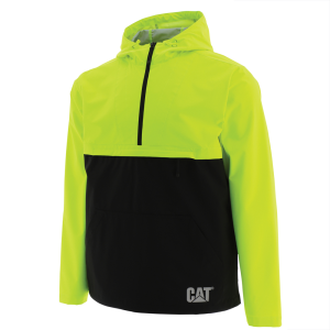 Cat CAT Mens 1310136 Packable Rain Anorak - Hi Vis Yellow Medium Regular - $79.99 at Dungarees
