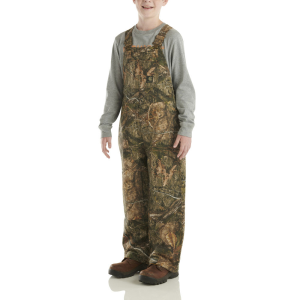 Carhartt Carhartt  CM8755 Loose Fit Canvas Insulated Double-Front Bib Overall - Boys - Mossy Oak'Country DNA  6 Child - $74.99 at Dungarees