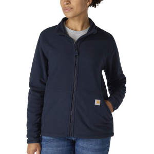 Carhartt Carhartt  106419 Women's Full-Zip Relaxed Fit Fleece Jacket - Navy Small Regular - $94.99 at Dungarees