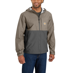 Carhartt Carhartt Men's 105751 Storm Defender Relaxed Fit Lightweight Packable Jacket - Desert/Gravel 2X-Large Tall - $109.99 at Dungarees