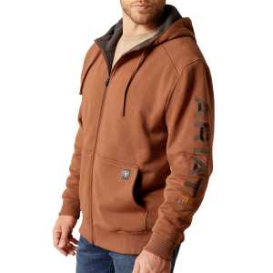 Ariat Ariat Mens 10052862 Closeout Rebar All-Weather Full Zip Hoodie - Aztec 3X-Large Regular - $75.96 at Dungarees
