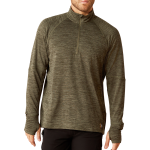 Ariat Ariat Mens 10052998 Closeout Rebar Gridwork Baselayer 1/4 Zip Long Sleeve T-Shirt - Beetle 2X-Large Regular - $47.96 at Dungarees