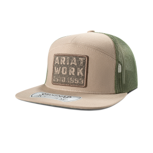 Ariat Ariat Mens AR2279 Distressed Ariat Work Cap  - Tan One Size Fits All - $35.00 at Dungarees