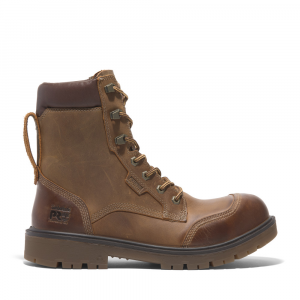 Timberland PRO  A6797 Whitman 8" Composite Toe Work Boot - Brown 7 W