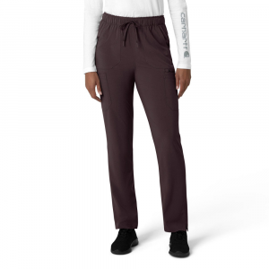 Carhartt  C53210 Women's Force Modern Fit Straight Leg Pant - Dark Sepia 3X-Large Regular