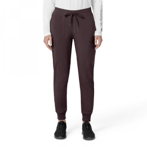 Carhartt  C53110 Women's Force Cross-Flex Modern Fit Cargo Jogger Pant - Dark Sepia Large Petite