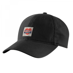 Carhartt  107401 Women's Heart Patch Canvas Cap - Black One Size Fits All