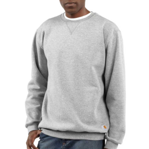 Carhartt Mens K124 Factory 2nd Midweight Loose Fit Sweatshirt - Heather Gray Large Tall