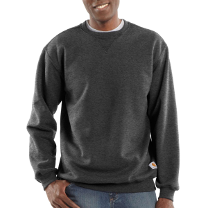 Carhartt Mens K124 Factory 2nd Midweight Loose Fit Sweatshirt - Carbon Heather X-Small Regular