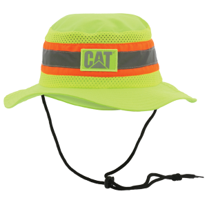 Cat CAT Men's 1090048 Safety Safari Hat - Hi Vis Yellow L/XL - $24.99 at Dungarees