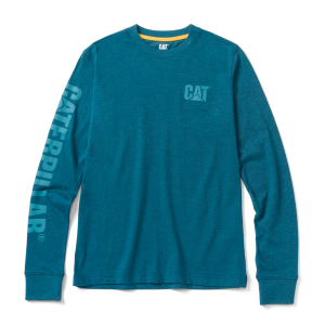 Cat CAT  1010016 Closeout Women's Trademark Banner Long Sleeve T-Shirt - Mallard Heather 3X-Large Plus - $29.99 at Dungarees