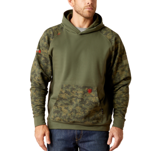 Ariat Ariat Mens 10051974 Closeout Flame-Resistant Patriot Hoodie - Beetle Digi Camo 3X-Large Regular - $209.95 at Dungarees