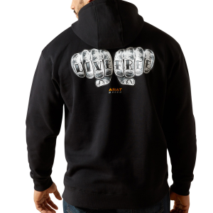Ariat Ariat Men's 10062715 Workman Bare Knuckle Hoodie - Black X-Large Tall - $69.95 at Dungarees