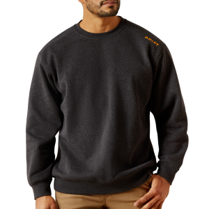Ariat Ariat Mens 10062731 Lightweight Long Sleeve Sweatshirt - Charcoal Heather 3X-Large Tall - $49.95 at Dungarees