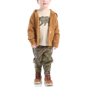 Carhartt  CG8100 Long-Sleeve T-Shirt Jacket and Camo Pant Set - Boys - Mossy Oak'Country DNA  2 Toddler