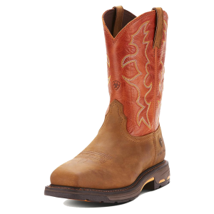 Ariat  10006961 WorkHog Wide Square Steel Toe - Dark Earth 10 W