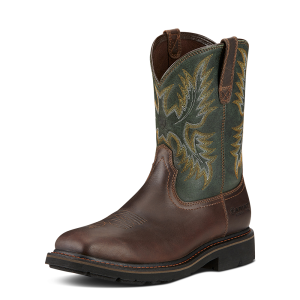 Ariat Ariat  10017434 Sierra Wide Square Steel Toe Work Boot - Dark Brown 14 W - $189.95 at Dungarees