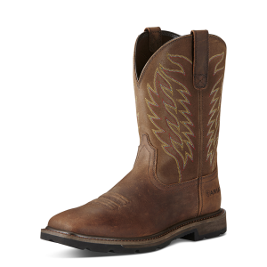 Ariat Ariat  10021108 Groundbreaker Wide Square Steel Toe - Brown 7 M - $174.95 at Dungarees