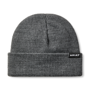 Ariat Ariat Men's 10063158 Ribbed Beanie - Dark Grey Heather One Size Fits All - $24.95 at Dungarees
