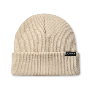 Ariat Ariat Mens 10063159 Ribbed Beanie - Stone One Size Fits All - $24.95 at Dungarees