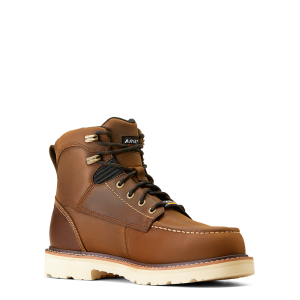 Ariat  10046876 Rebar Lift 6" Composite Toe H2O - Distressed Brown 7 A 1/2 M