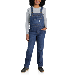 Carhartt  106002 Women's Rugged Flex Relaxed Fit Denim Bib Overall - Arches 2X-Large Tall